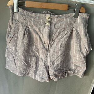 Dynamite Linen striped shorts size medium